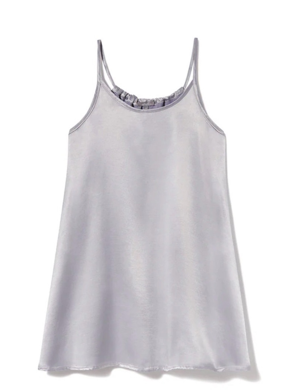 PJ Harlow Light Lavender Anne Satin Slip Tank Dress